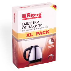 Filtero таблетки от накипи для чайников 15шт XL Pack артикул 609