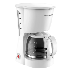 Кофеварка Willmark WCM-1350D белый