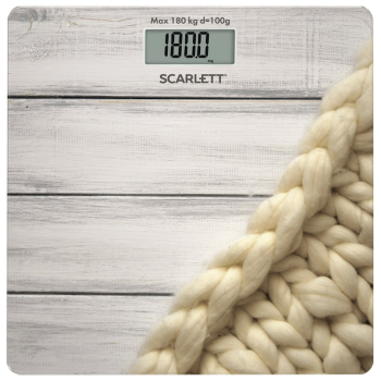 Весы напольные Scarlett SC-BS33E089 плед