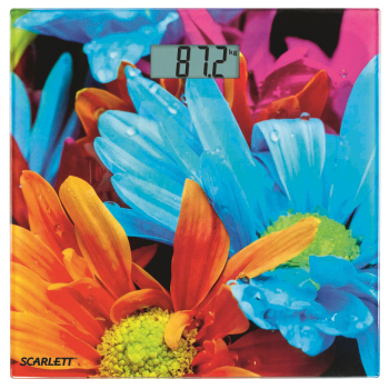 Весы напольные Scarlett SC-BS33E001 цветочный рай