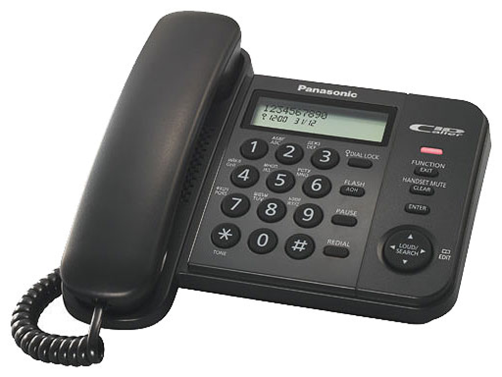 Телефон Panasonic KX-TS2356 RUB черный